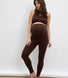 Ultimate Seamless Maternity Leggings - Chocolate Brown