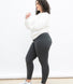 Curve Everyday High Waisted Leggings - Dark Grey Marl