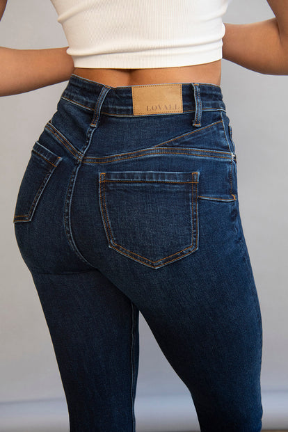 Lift & Shape Jeans - Dark Blue