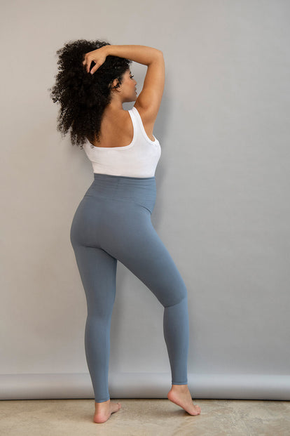 Maternity Lightweight Everyday Leggings - Steel Blue