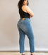 Straight Jeans - Mid Blue