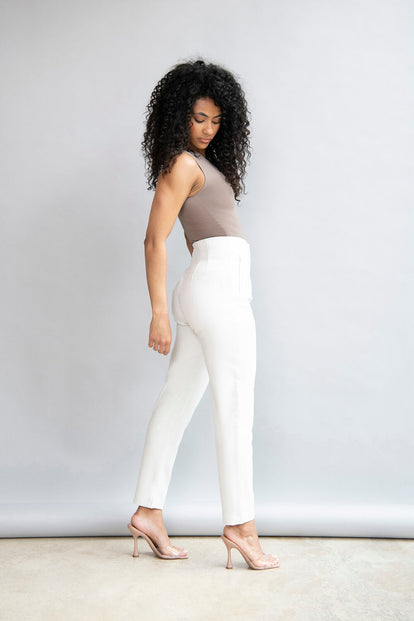 Cigarette Trouser - Off White