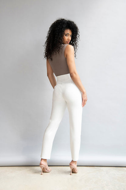 Cigarette Trouser - Off White