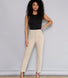 Curve Cigarette Trousers - Sand