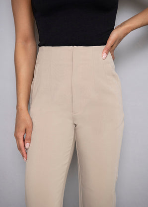 Cigarette Trouser - Sand