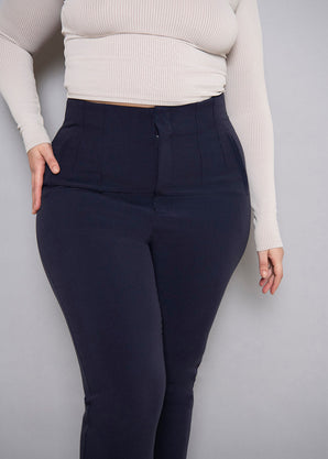 Cigarette Trouser - Navy