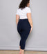 Curve Cropped Lightweight Leggings - Navy