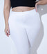 Curve Crop Stretch Trousers - White