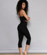 Curve Cropped Lightweight Leggings - Black