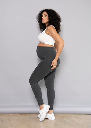 Maternity Everyday Leggings - Dark Grey