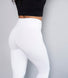 Cropped Lightweight Leggings - White