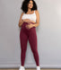 Maternity Everyday Leggings - Burgundy