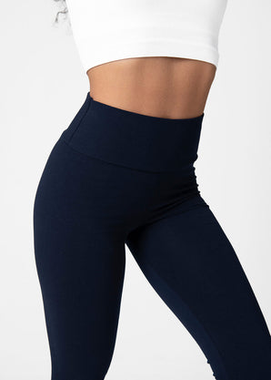 Everyday High Waisted Leggings - Navy Blue