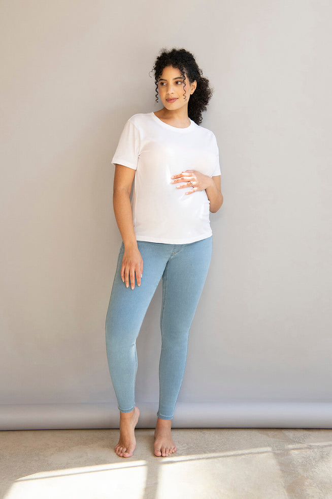 Maternity Jeggings - Light Blue