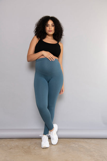 Maternity Everyday Leggings - Petrol Blue