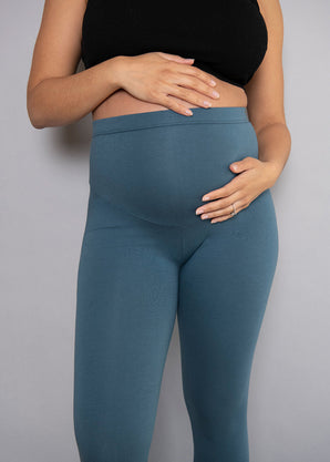 Maternity Everyday Leggings - Petrol Blue