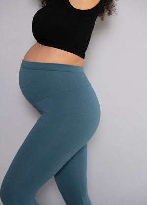 Maternity Everyday Leggings - Petrol Blue