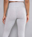 Cropped Lightweight Leggings - Light Grey