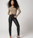 Leather Look Trousers - Black