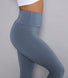 Cropped Lightweight Leggings - Steel Blue