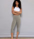 Cropped Lightweight Leggings - Sage Green