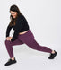 Curve Focus 7/8 High Waisted Sports Leggings - Mulberry Plum