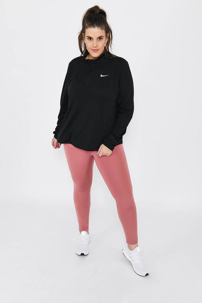 Curve Focus High Waisted Sports Leggings - Dusty Pink