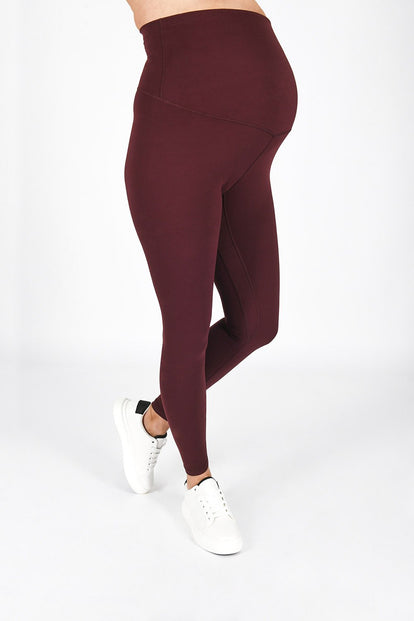 Maternity Revitalise Leggings - Winter Berry