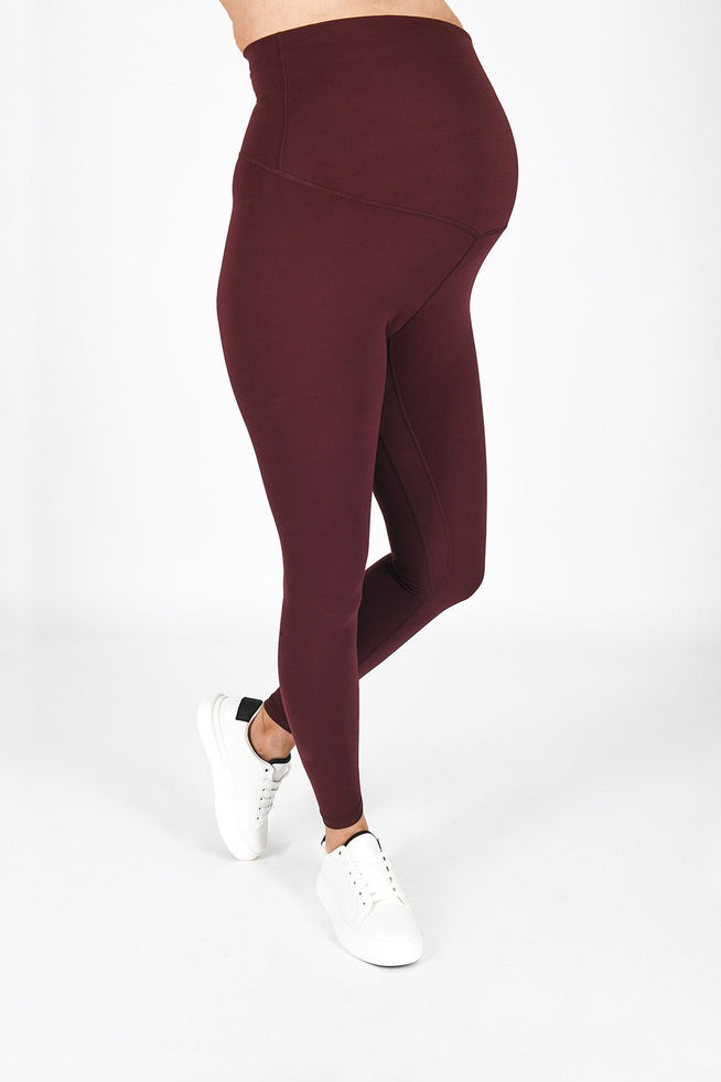 Maternity Revitalise Leggings - Winter Berry