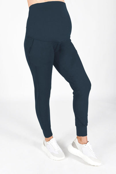 Maternity Recharge Joggers - Navy Blue