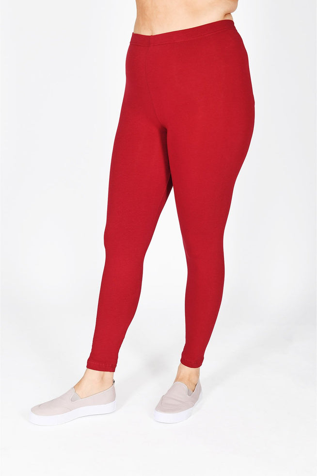 Curve Everyday Leggings - Red Wine