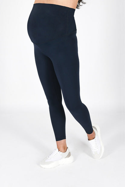 Maternity Revitalise 7/8 Leggings - Navy Blue