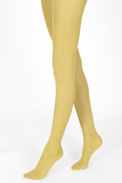 40 Denier Tights - Mustard