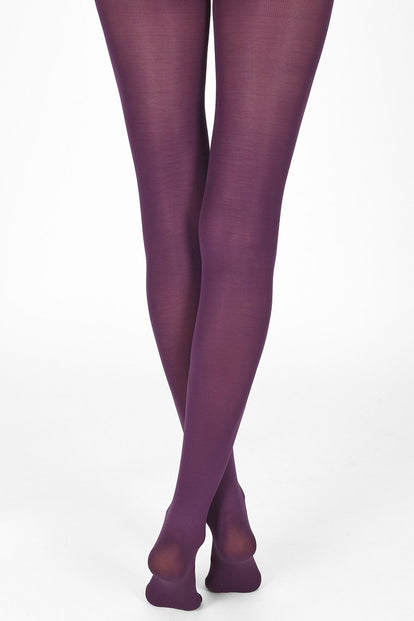 60 Denier Tights - Acai Purple