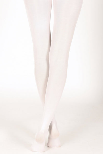 40 Denier Tights - White