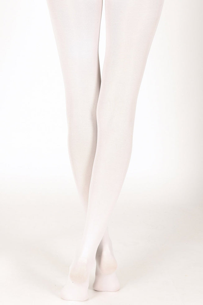 40 Denier Tights - White