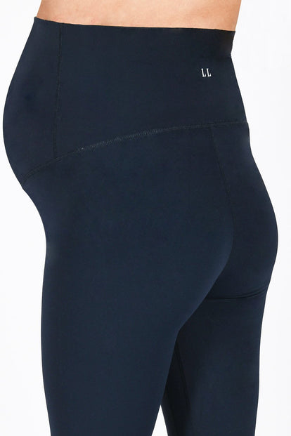 Maternity Revitalise 7/8 Leggings - Navy Blue