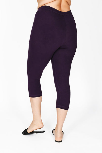 Curve Everyday Cropped Leggings - Acai Purple