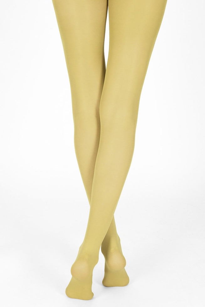 40 Denier Tights - Mustard