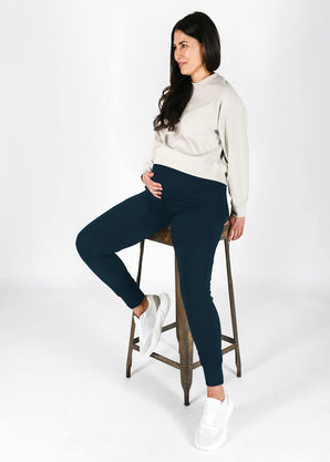 Maternity Recharge Joggers - Navy Blue