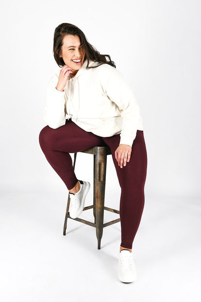 Curve Revitalise High Waisted Leggings - Winter Berry