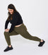 Curve Focus 7/8 High Waisted Sports Leggings - Olive Green
