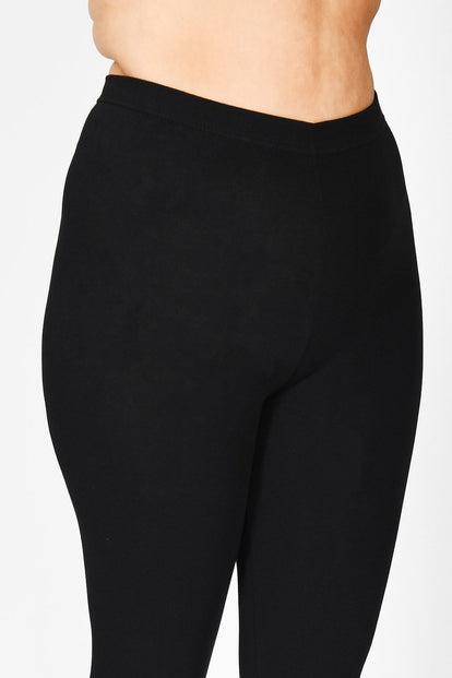 Curve Everyday Cropped Leggings - Black