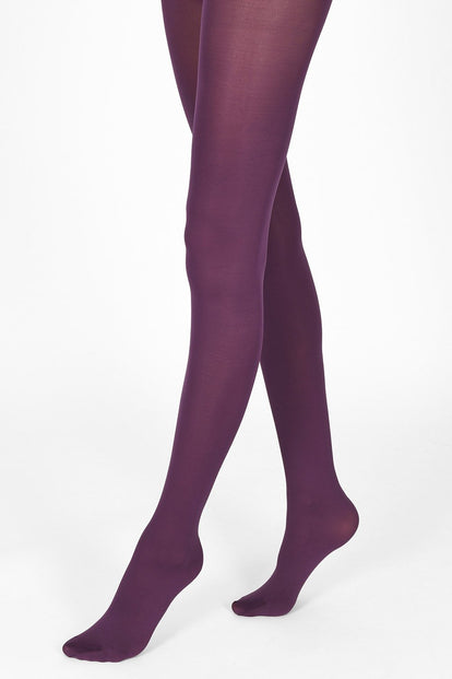 60 Denier Tights - Acai Purple