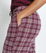 Pure Cotton Pyjama Set - Burgundy Check