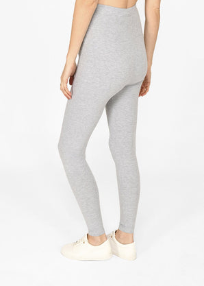 Maternity Everyday Leggings - Light Grey Marl