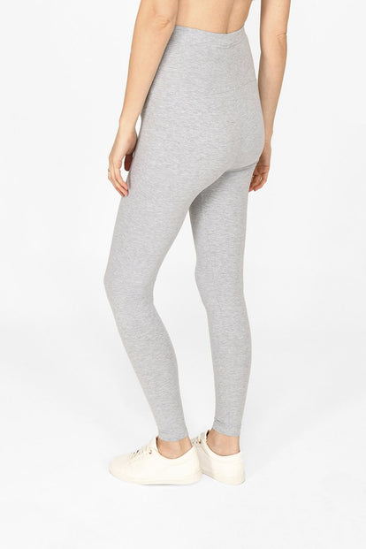 Maternity Everyday Leggings - Light Grey Marl