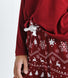 Soft Touch Pyjama Set - Burgundy Christmas Print