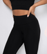 Cropped Lightweight Leggings - Black