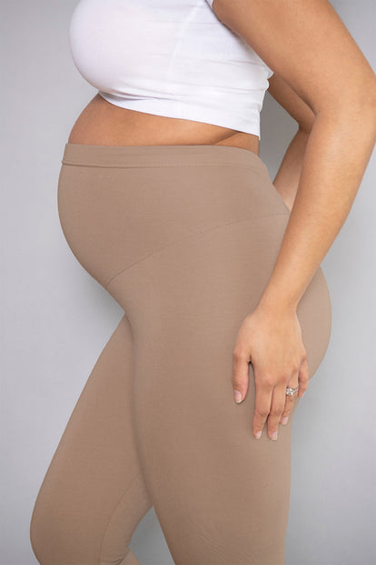 Maternity Winter Everyday Leggings - Stone